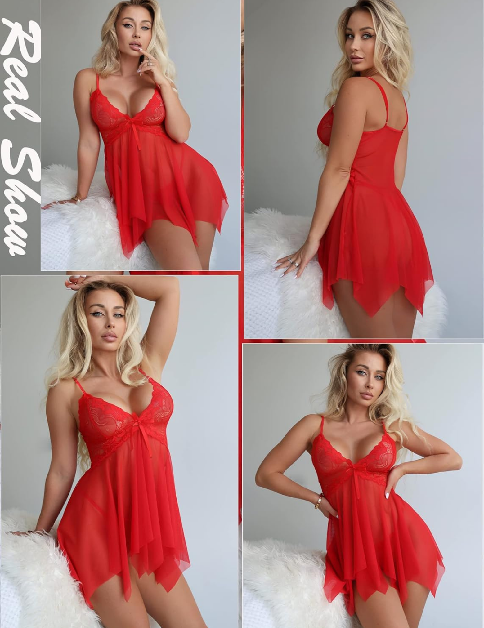 Women Babydoll Lace Sleepwear Lingerie | Floral Teddy Sexy Night Dress for Women Honeymoon, Stylish Nightwear, Valentine Festival Dress, Bridal First Night, Hot Nighty